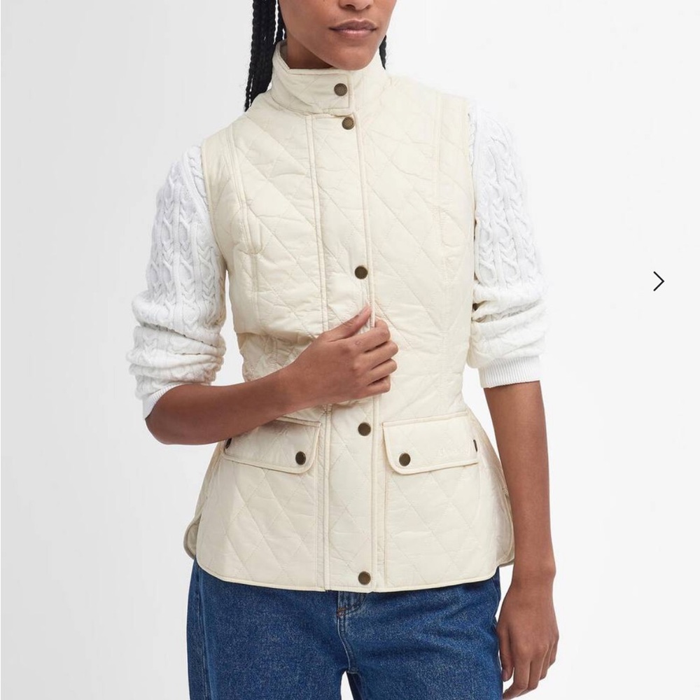 Barbour Otterburn Quilted Gilet/Vest - Summer Pearl